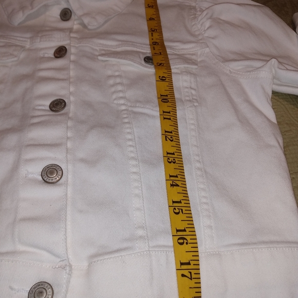 🛍️ Ashley Vintage Charm Designer Stretch Denim Jacket 🧥 (M) - Picture 8 of 10